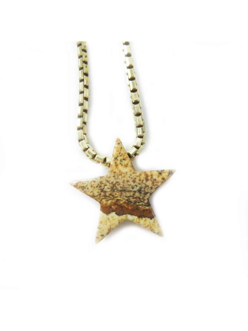 Bottega Veneta Star Motif Necklace Brown
